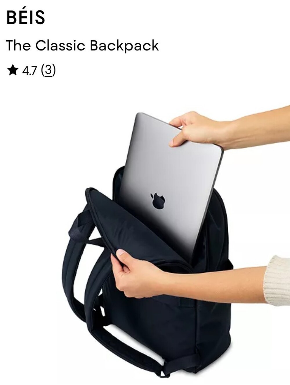 Beis Classic Backpack - Picture 8 of 8
